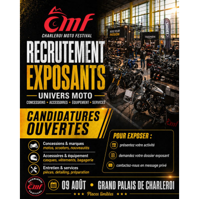 Exposant - Charleroi Moto Festival